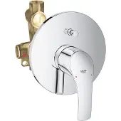 GROHE Eurosmart - Afdekset badkraan met inbouwdeel, chroom 33305002