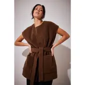 NA-KD Wool Blend Vest Dames Gilet - Maat 38