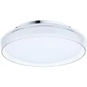 Paulmann Plafondlamp Luena, chroom / zilver, Woon-/ Eetkamer, metaal, Modern, Plafondlamp badkamer
