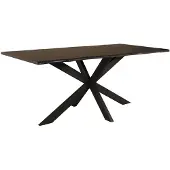 Lizzely Garden & Living Eettafel langwerpig 220cm Jeffo zwart langwerpige tafel