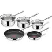 Tefal Batterie de cuisine 8 pcs Jamie Olivers Cook's Direct Inox E304S544