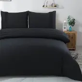 Dreamhouse Dekbedovertrek Bali Black Katoen-240 x 200 / 220 cm | Lits-Jumeaux