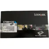 Lexmark C736H1CG Toner Cyaan Hoge capaciteit