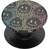 PopSockets , Popgreep voor standaardsmartphones met Feel the Bass-ontwerp, Zwart