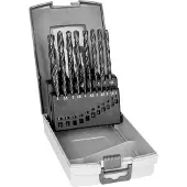 Bahco 4515-SET-19 4515-SET-19 HSS-R Spiraalboorset 19-delig 1 mm, 1.5 mm, 2 mm, 2.5 mm, 3 mm, 3.5 mm, 4 mm, 4.5 mm, 5 mm, 5.5 mm, 6 mm, 6.5 mm, 7 mm, 7.5 mm, 8