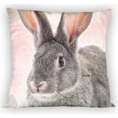 MCU Bunny kussenhoes: schattig konijntje - 40cm x 40cm (40 x 40 cm)