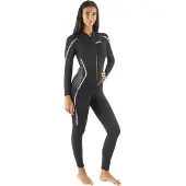 Seac Sub M.lungo Invidia 3 Mm Woman Diving Wetsuit Zwart XL Vrouw