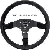 Sparco Steering Wheel 375 Suede Black