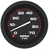 Veethree Amega 7000rpm Hb/ib Tachometer Zilver 76 mm