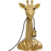 Kare Design tafellamp Animal Giraffe, messing / goud, Woon-/ Eetkamer, Kunststof, Design, tafellamp