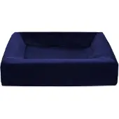 Bia bed royal fluweel hoes hondenmand navy -3 70x60x15 cm