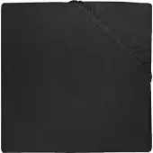 Jollein Hoeslaken Boxmatras 75x95 Jersey Black