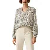 s.Oliver Blouse beige / zwart / wit