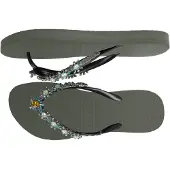 Uzurii Slippers Dames Groen Kunststof