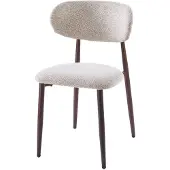 DS4U - Sumi eetkamerstoel beige - walnoot poot