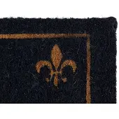 Mars & More kokosmat handgeweven franse lelie donkerblauw 75cm