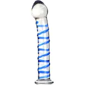 Lust Glazen Dildo – Groeven – AnaalDildo – 18 cm – Transparant