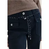Cecil Dames Broek met smalle pijpen - Blauw - 34