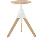 Magis Jerry – The Wild Bunch Draaibare Kruk Natural 7011 | White 1735 C