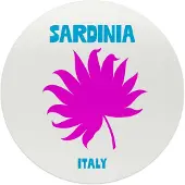 Reinders - Sardinië - Glasschilderij Ø 50 cm - Roze