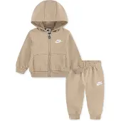 Nike Joggingpak 'CLUB' donkerbeige
