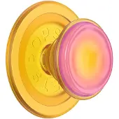 PopSockets , PopGrip Zelfklevende MagSafe Houder Stand Selfie Functie, Geel
