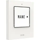 M-E Modern-Electronics 41356 Zender voor Draadloze deurbel Verlicht, Met naambord