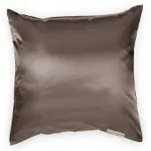 Beauty Pillow - Satijnen Kussensloop - 80x80 cm - Duitse afmeting - Taupe