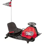Razor Crazy Cart - Elektrische Drift-Kart - Zwart/Rood - Lithium Accu - Tot 19 km/h - Drift Bar Systeem - Voor Kinderen - Tot 63 kg - Vanaf 9 jaar
