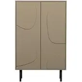 Profijt Meubel Opbergkast Atri 135x85x40 cm taupe