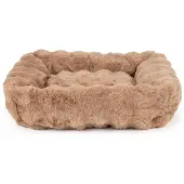 BABOO Hondenmand Fluffy Cognac - Maat 60 x 50 cm
