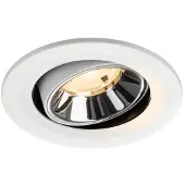 SLV Inbouwspot Numinos Move S wit/chroom 2700K - 20gr
