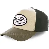 Von Dutch - Snapback Baseball Cap TOI1 | One Size | Verstelbaar | Druksluiting - Beige