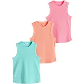 Next Top hemelsblauw / oranje / rosa