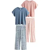 Next Pyjama opaal / rosa / wit