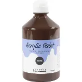 Packlinq Acrylverf Mat, bruin, 500 ml/ 1 fles