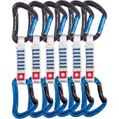 Noname Raven QD Zoom 6 pack - klimsetjes - quickdraws - blauw
