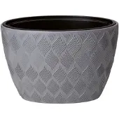Vita Flow bloempot ellipse 40 grijs