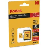 Kodak microSDHC 32GB Class10 U3 w/adapter