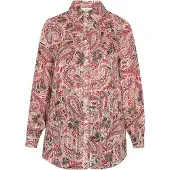 Usha Blouse gemengde kleuren / donkerroze