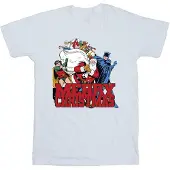DC Comics Heren Batman Vrolijk Kerstfeest Comic T-Shirt (Wit)
