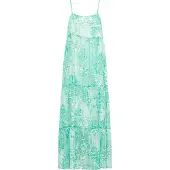 IZIA Zomerjurk jade groen / wit