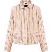 Faina Tussenjas pink / wolwit