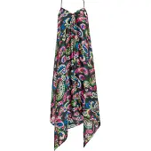 IZIA Zomerjurk blauw / geel / zwart