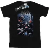 Star Wars Jongens Universum Strijd T-shirt (Zwart)