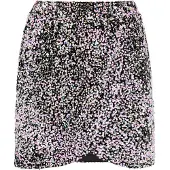 Faina Rok brokaat / lichtroze / zilver