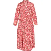 Usha Jurk crème / navy / oranje