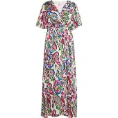 IZIA Jurk gemengde kleuren / wit