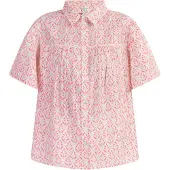 IZIA Blouse rosa / neonroze / wit