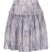 Faina Rok beige / violetblauw